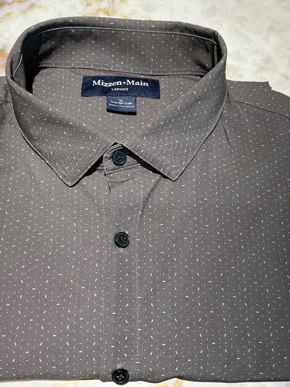 Men’s shirt, dark gray, XL, like new